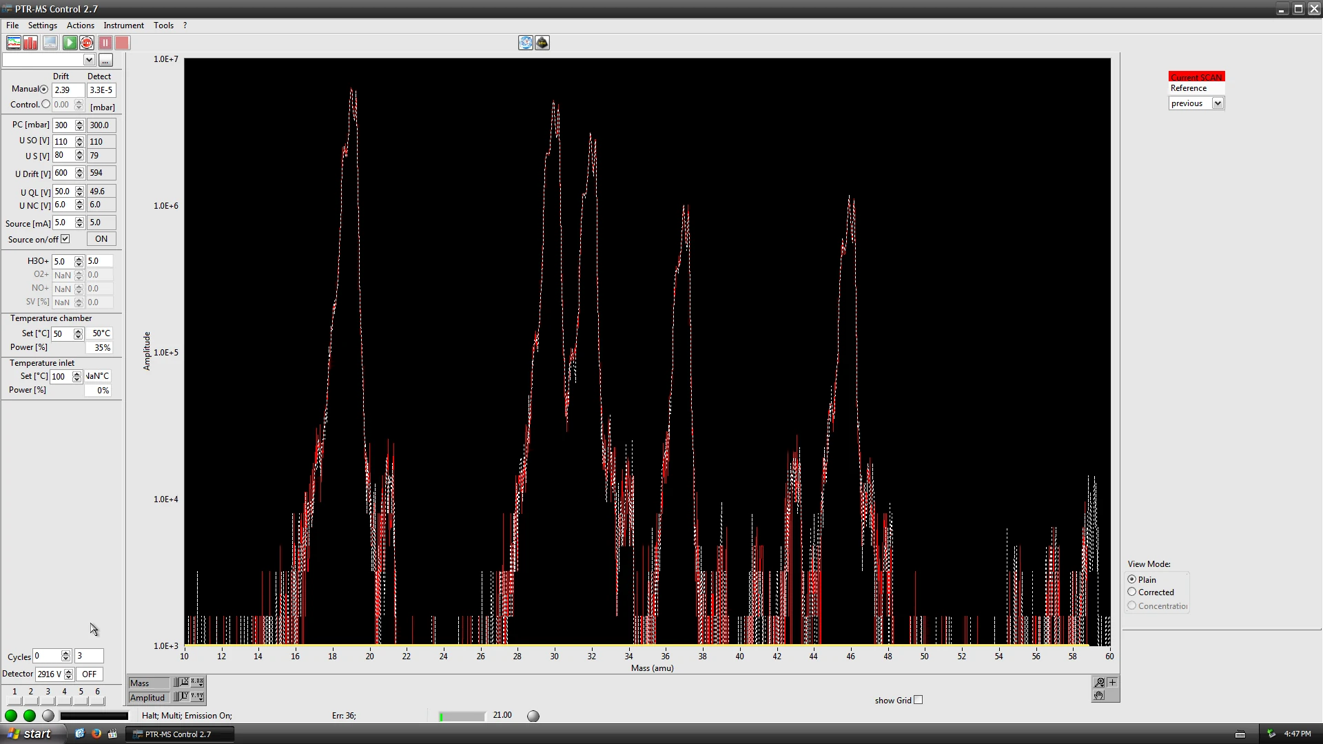 First sucessfull spectrum
